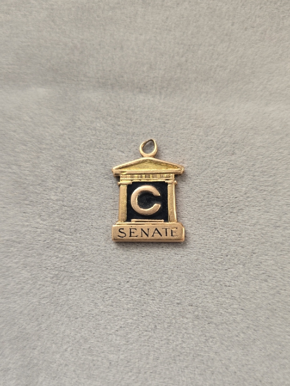 Vintage 1922 14k Gold Emerson Senate Architectural Pendent Charm